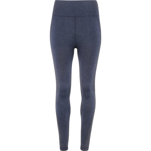 Women's TriDri® seamless '3D fit' multi-sport denim look leggings Thumbnail