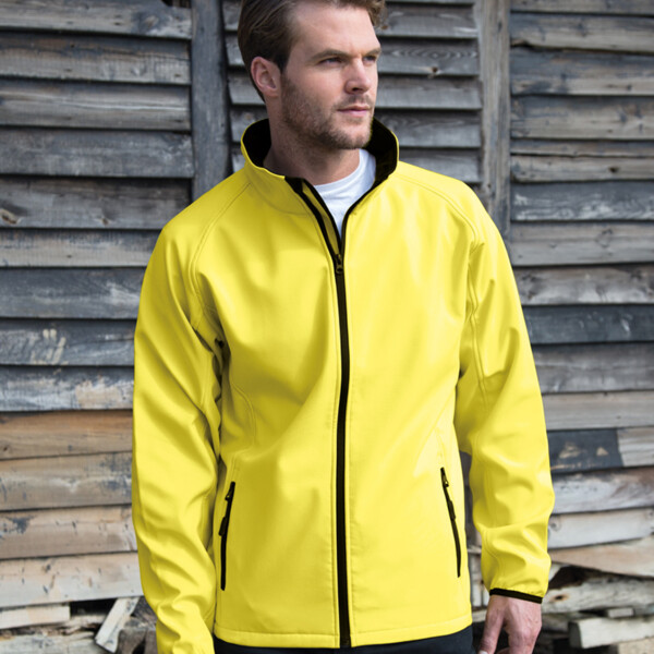 CLUB SHOP Result Core Printable Soft Shell Jacket Thumbnail