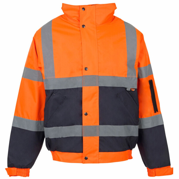 Supertouch Hi-Vis Two Tone Bomber Jacket Thumbnail